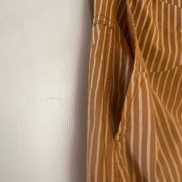 Striped Cotton OSKA Cropped Balloon pants, size O (XS) - Picture 6 of 15